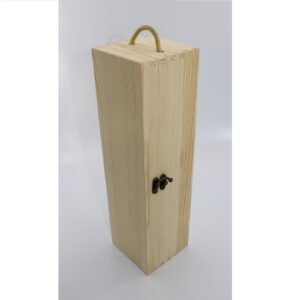 Woodhaid  Wine Box with Hinged Lid.