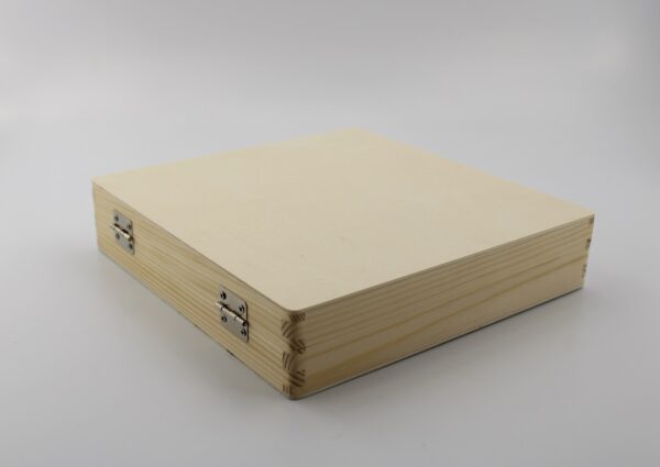 Woodhaid  Wood Flat Box 8.35" x 8.07" - Image 2