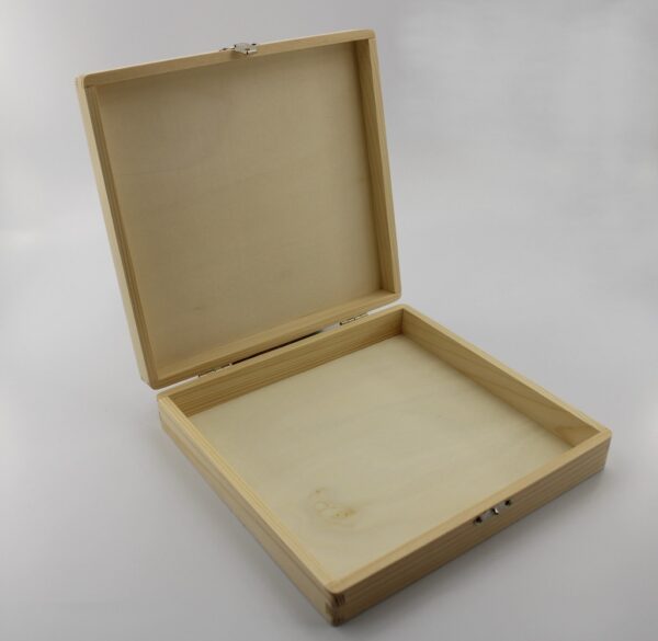 Woodhaid  Wood Flat Box 8.35" x 8.07" - Image 3
