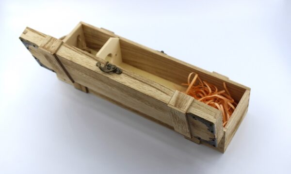 Woodhaid Antique-Style Rectangular Wine Box – Handmade Wood Packaging - Image 3