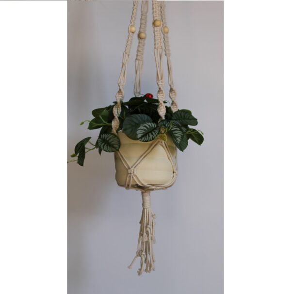 Handmade Macrame Plant Hanger for Large Pots - Image 2