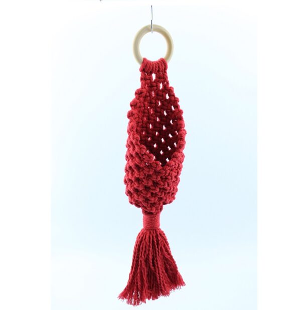 Handcrafted Macramé Wall Decor - Pocket Style - Image 5