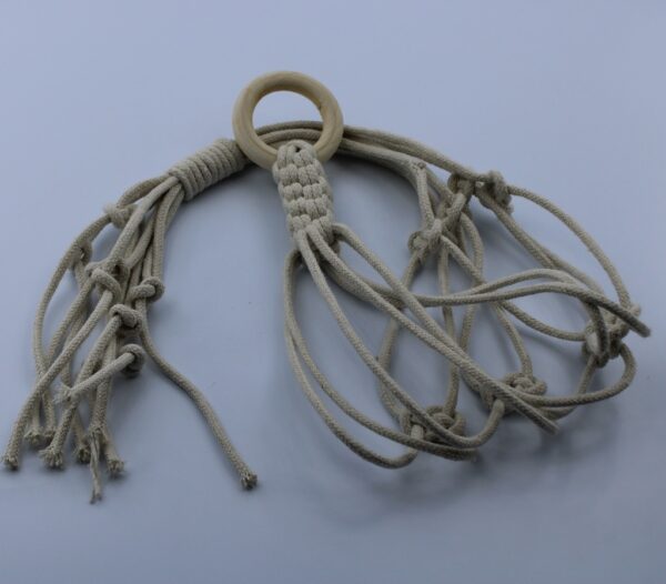 Simple Macrame Hanger with Josefina Knot and Chinese Crown Knot - Image 2