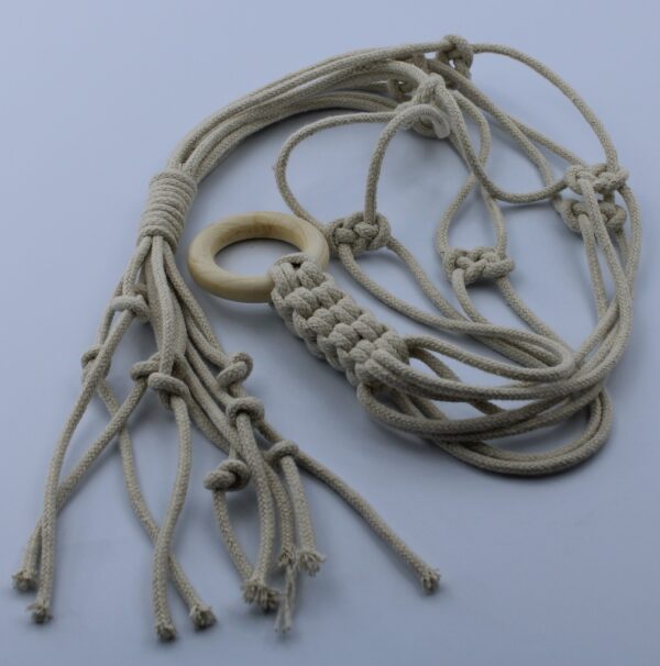 Simple Macrame Hanger with Josefina Knot and Chinese Crown Knot - Image 4