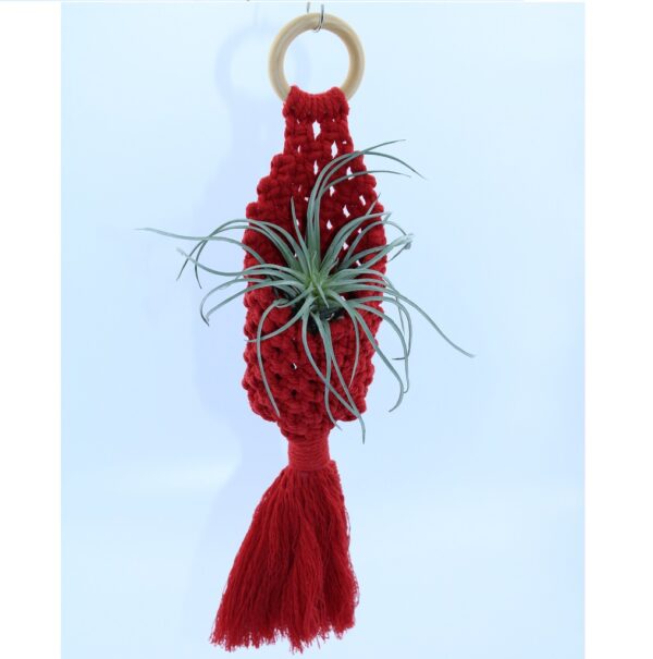 Handcrafted Macramé Wall Decor - Pocket Style - Image 4