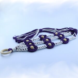 Flower Style Macramé Plant Hanger – Two Colors